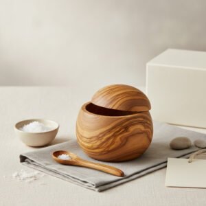 Olive Wood Salt Cellar