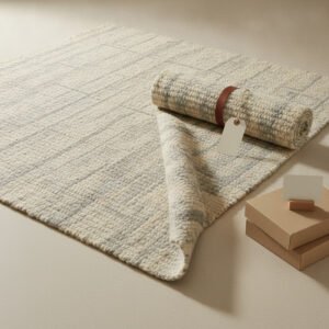 Wool Area Rug 4x6
