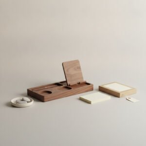 Walnut Desk Organizer