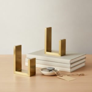 Brass Book Ends (pair)